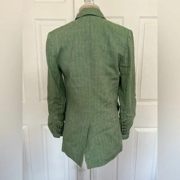 Veronica Beard Beacon Dickey Linen-blend Blazer - Picture 2 of 14